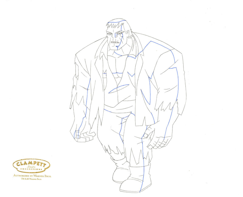 Justice League Unlimited Original Production Drawing: Grundy