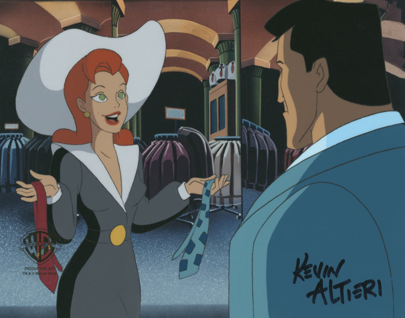 Batman The Animated Series Original Production Cel Signed By Kevin Altieri: Batman, Bruce, Veronica
