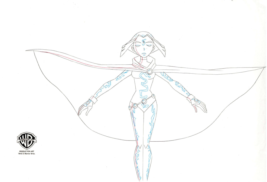 Teen Titans Original Production Drawing: Raven [Basic Frame] - Choice Fine Art