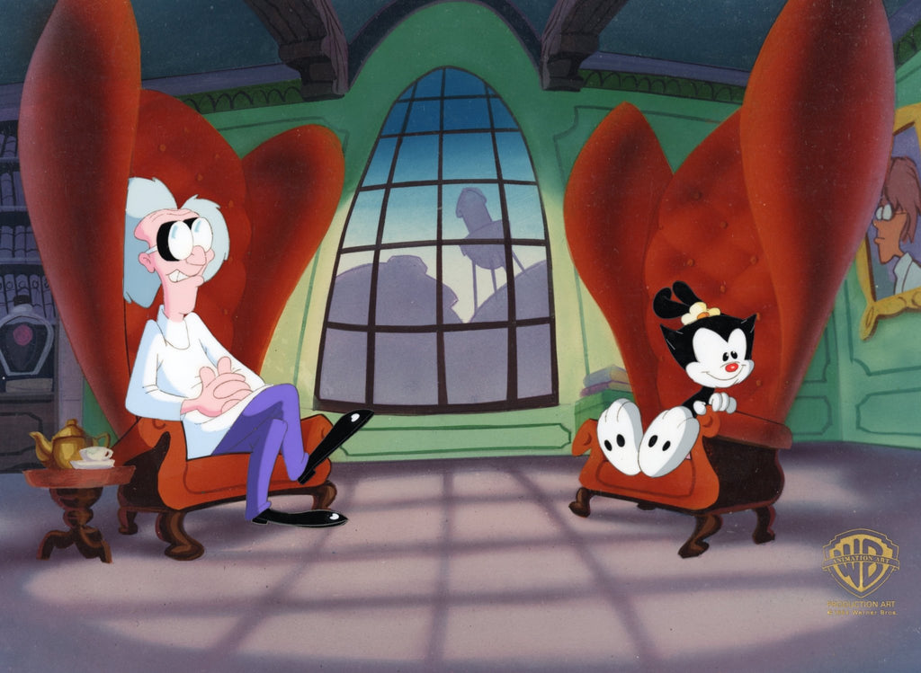 Animaniacs Original Production Cel: Dr. Scratchnsniff and Dot - Choice Fine Art