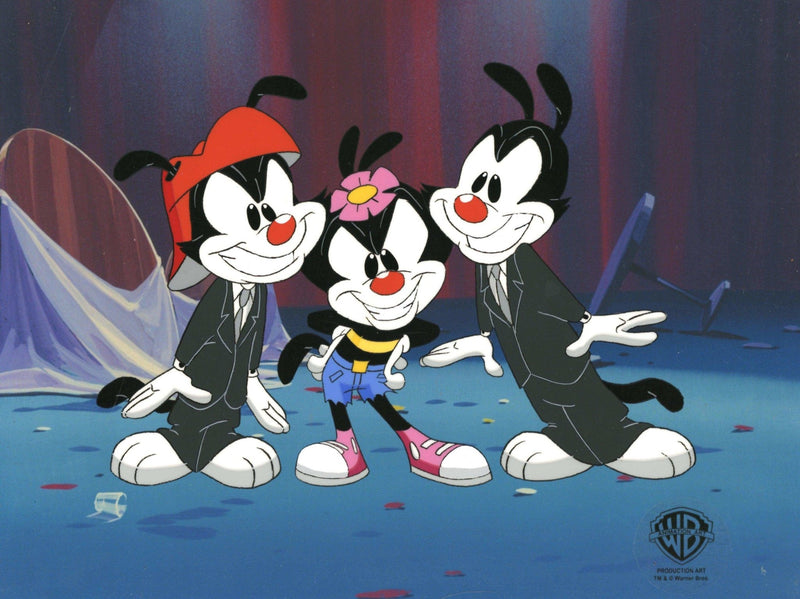 Animaniacs Original Production Cel With Matching Drawings: Yakko, Wakk ...