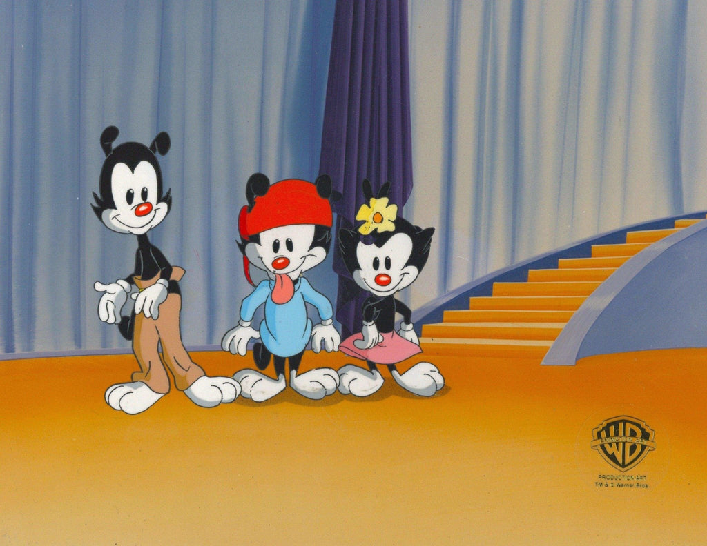 Animaniacs Original Production Cel: Yakko, Wakko, and Dot - Choice Fine Art