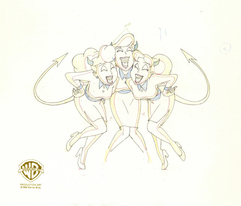 Animaniacs Original Production Drawing: Chorus Girls - Choice Fine Art