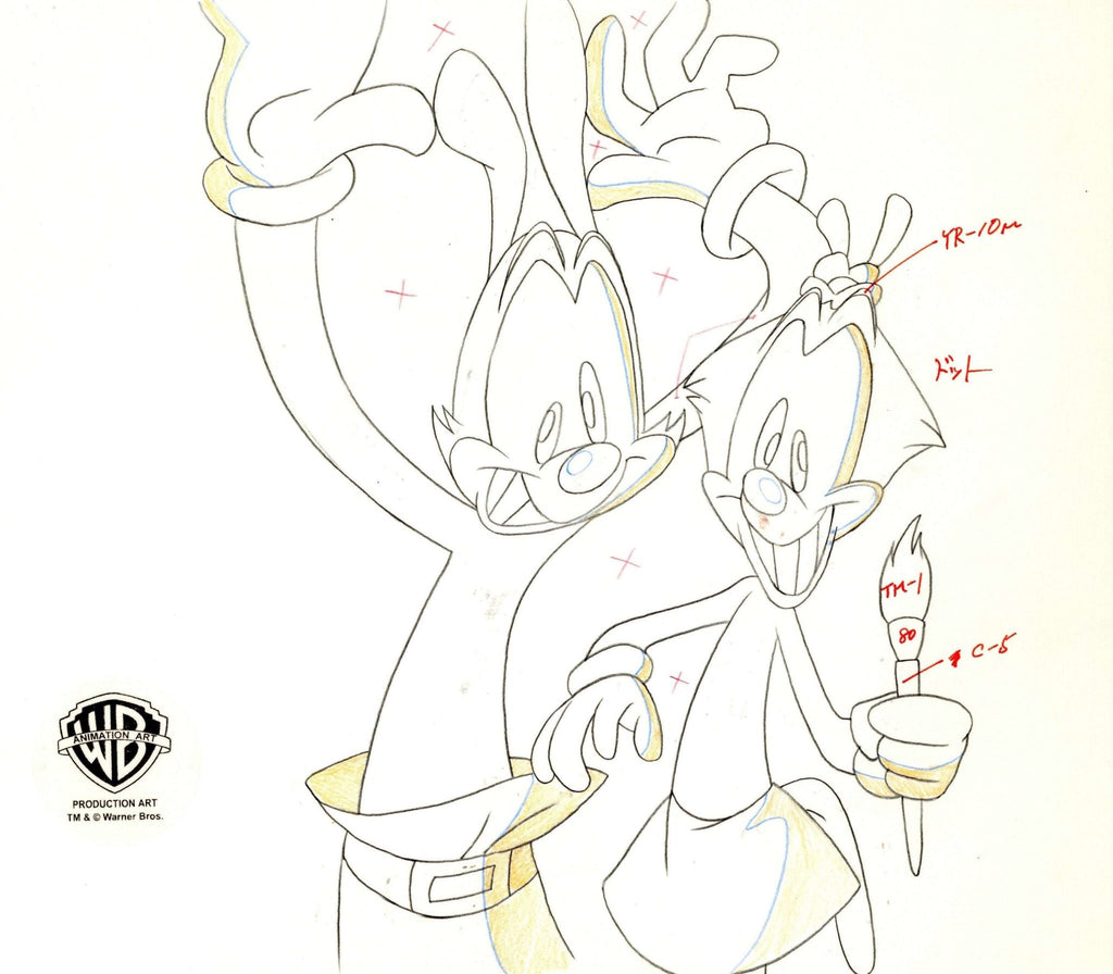 Animaniacs Original Production Drawing: Dot and Yakko - Choice Fine Art