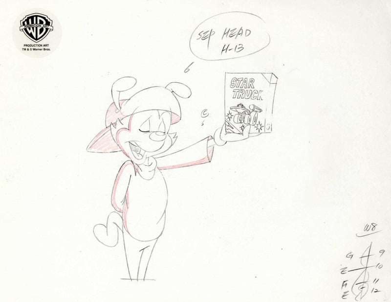 Animaniacs Original Production Drawing: Wakko - Choice Fine Art