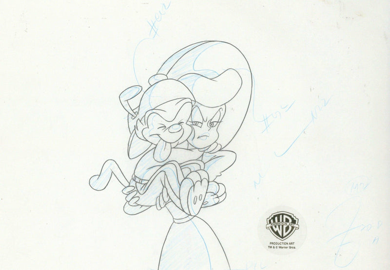 Animaniacs Original Production Drawing: Wakko and Nurse - Choice Fine Art