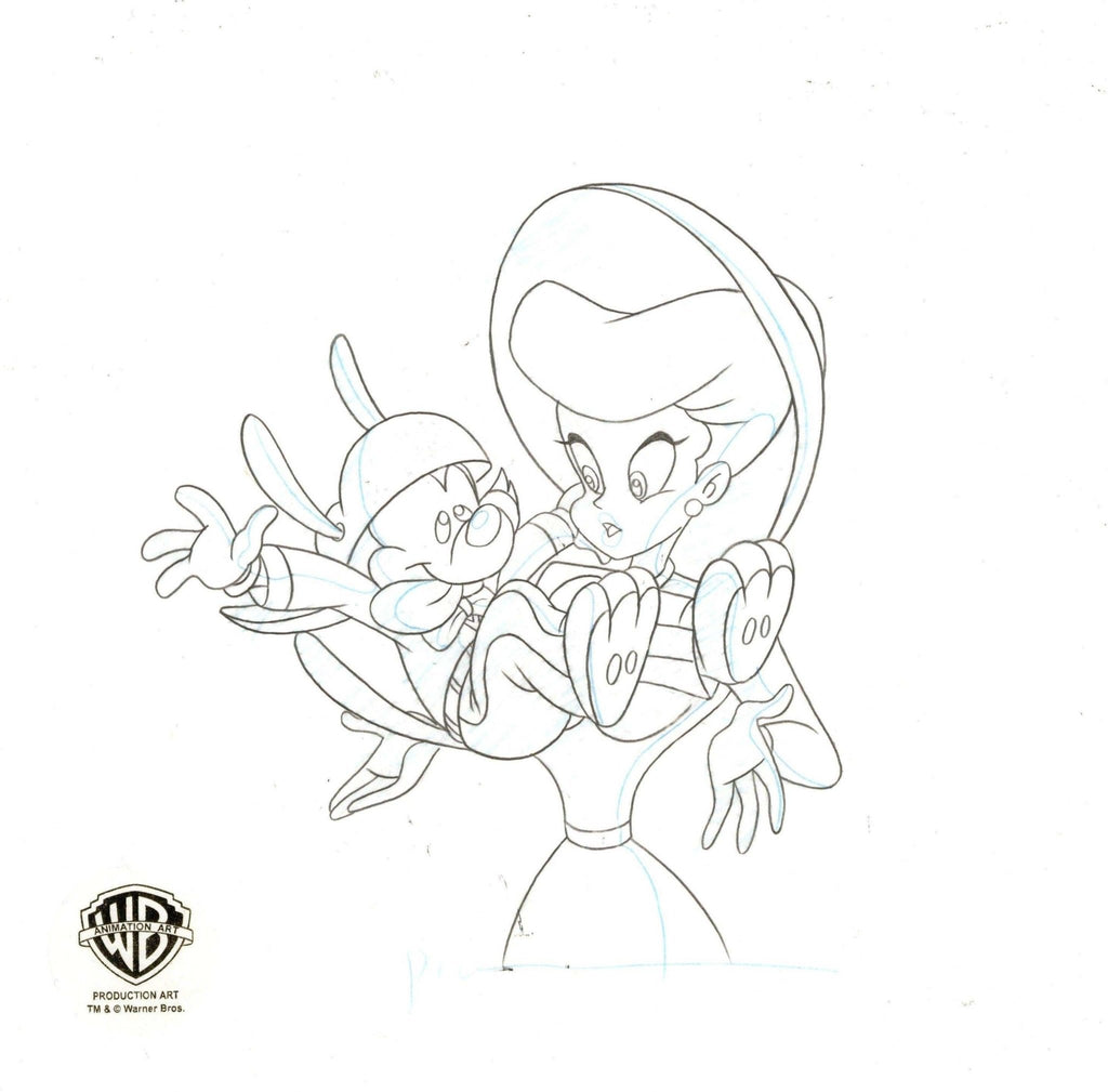 Animaniacs Original Production Drawing: Wakko and Nurse - Choice Fine Art