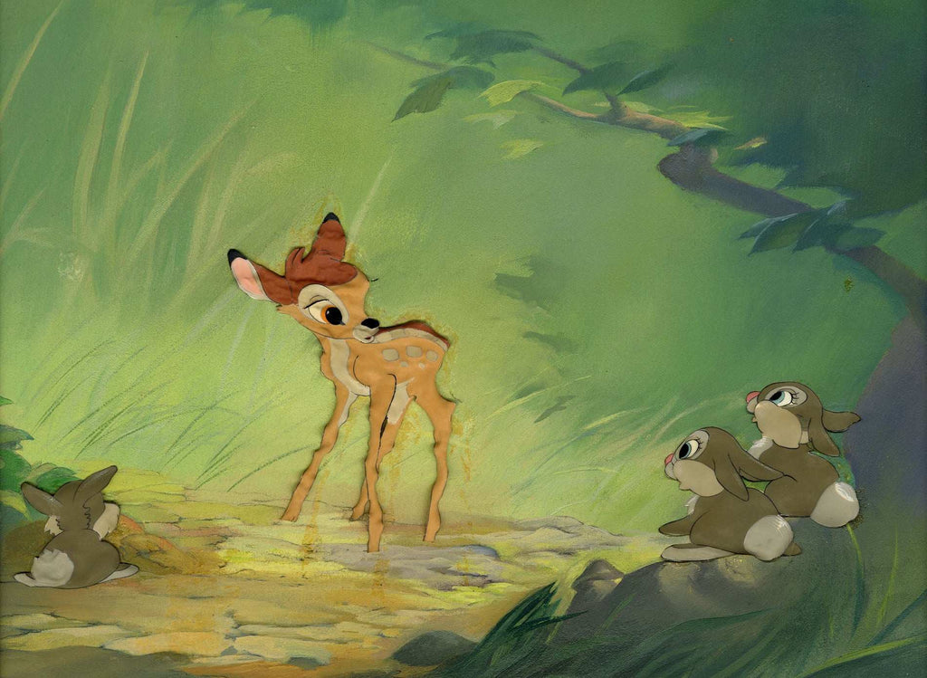 Bambi Original Production Cel andBambi Original Production Cel and  