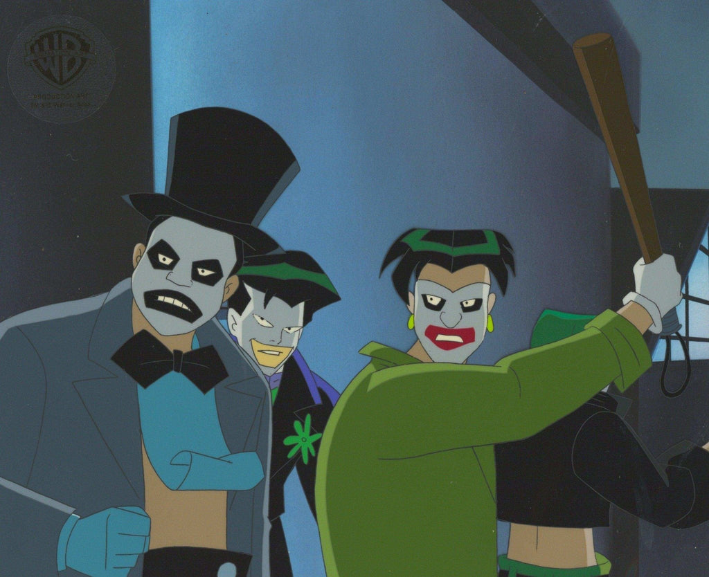 Batman Beyond Original Production Cel: Joker and The Jokerz - Choice Fine Art
