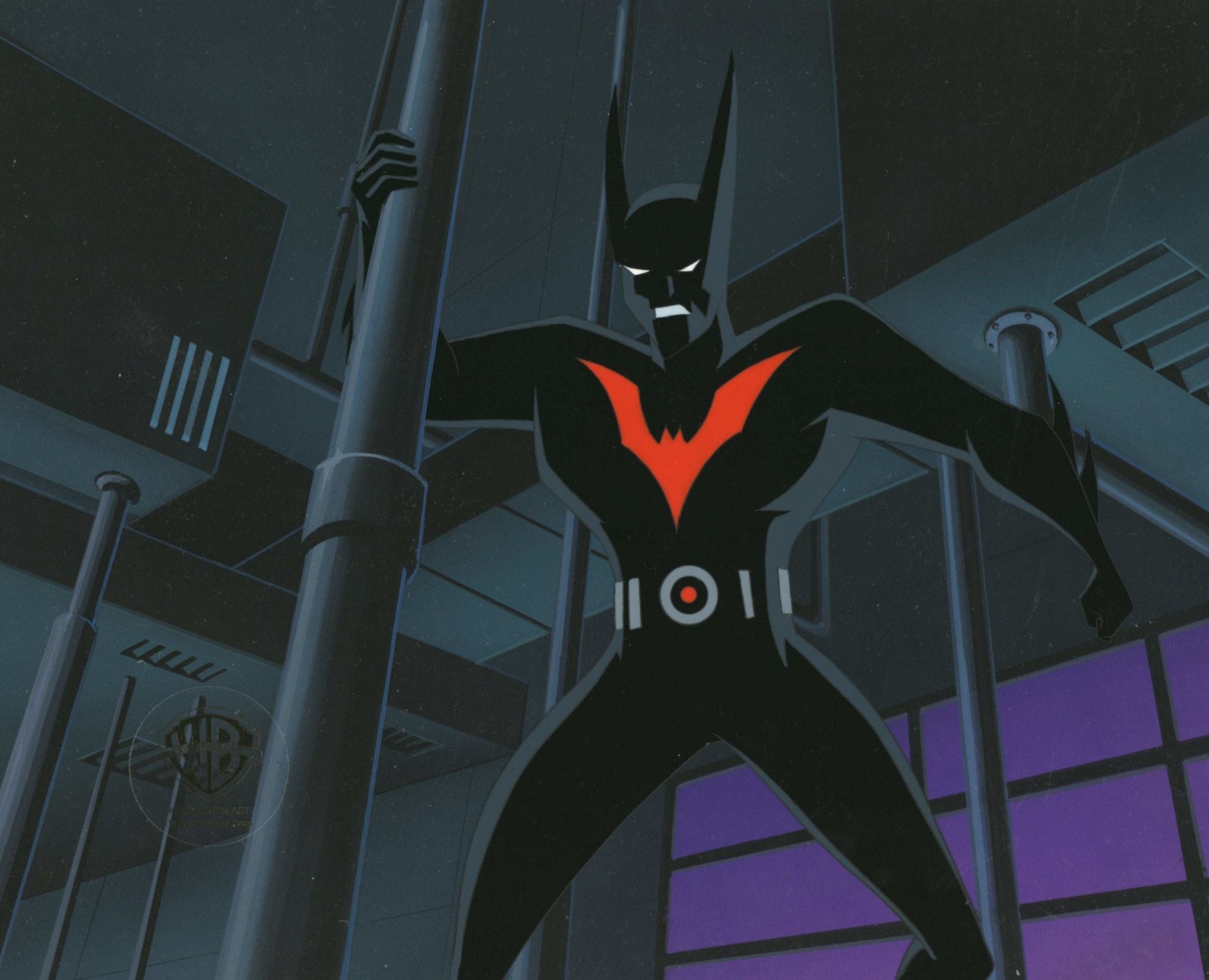 Batman Beyond Original Production Cel on Original Background: Batman –  Choice Fine Art