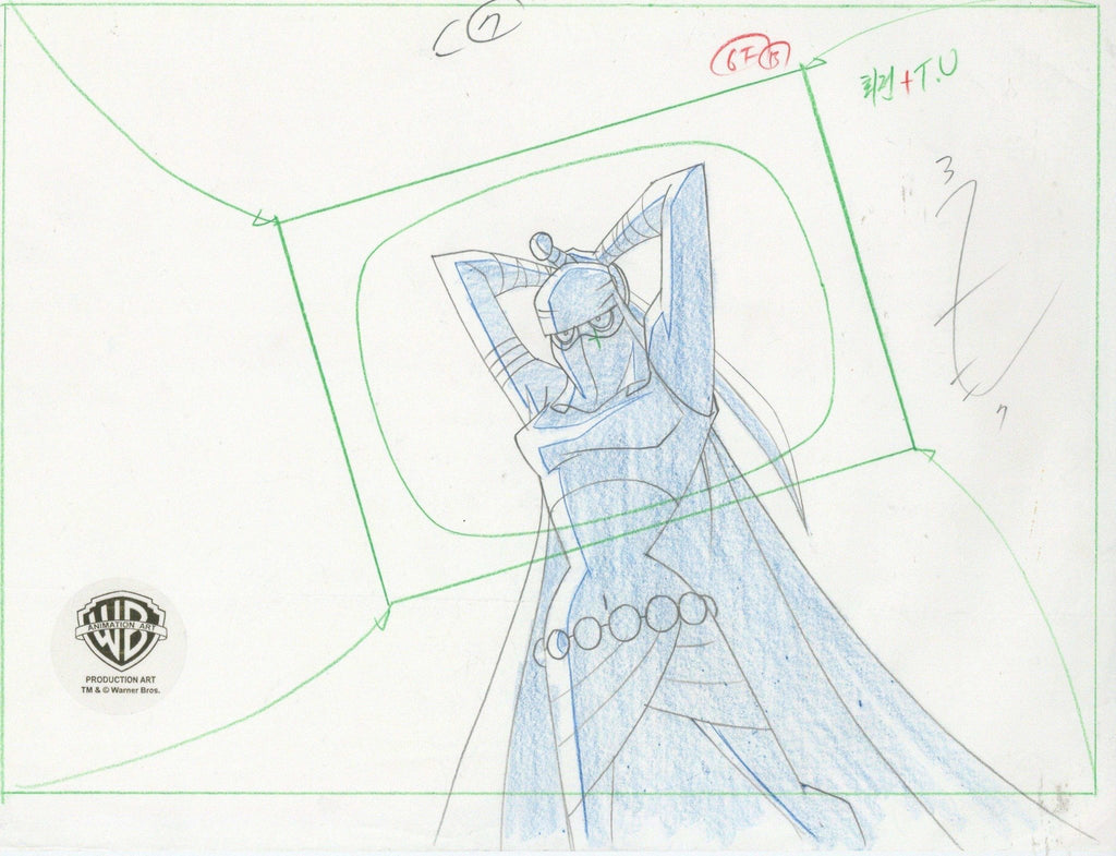 Batman Beyond Original Production Drawing: Curare - Choice Fine Art