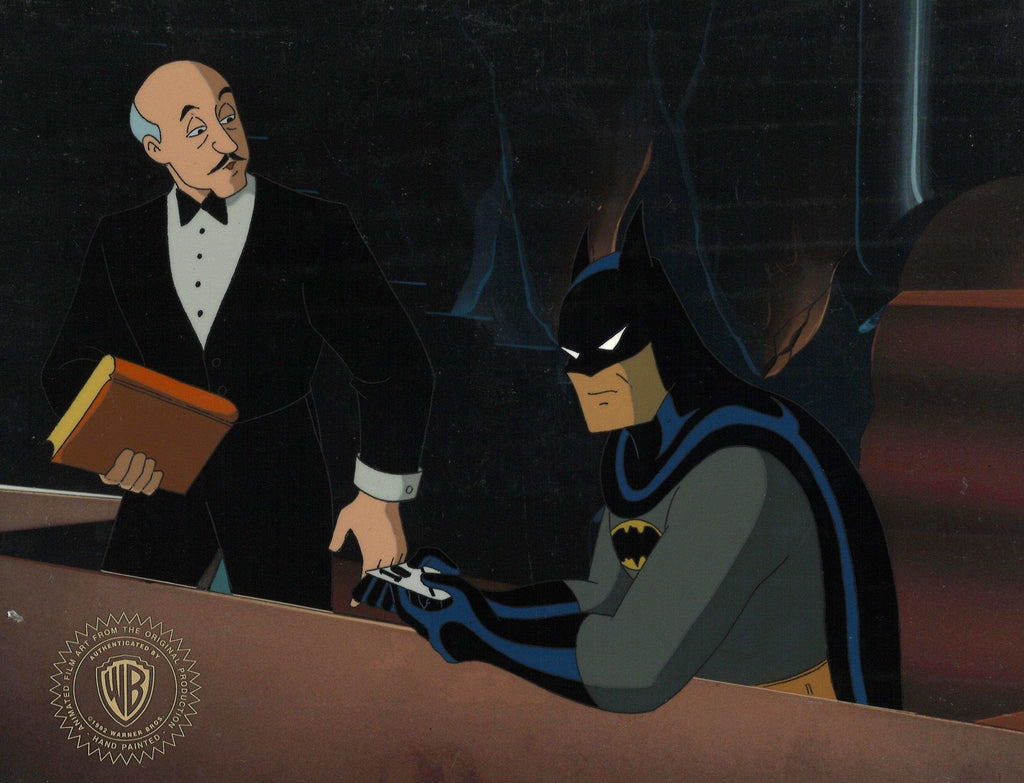 Batman The Animated Series Original Production Cel: Batman and Alfred - Choice Fine Art