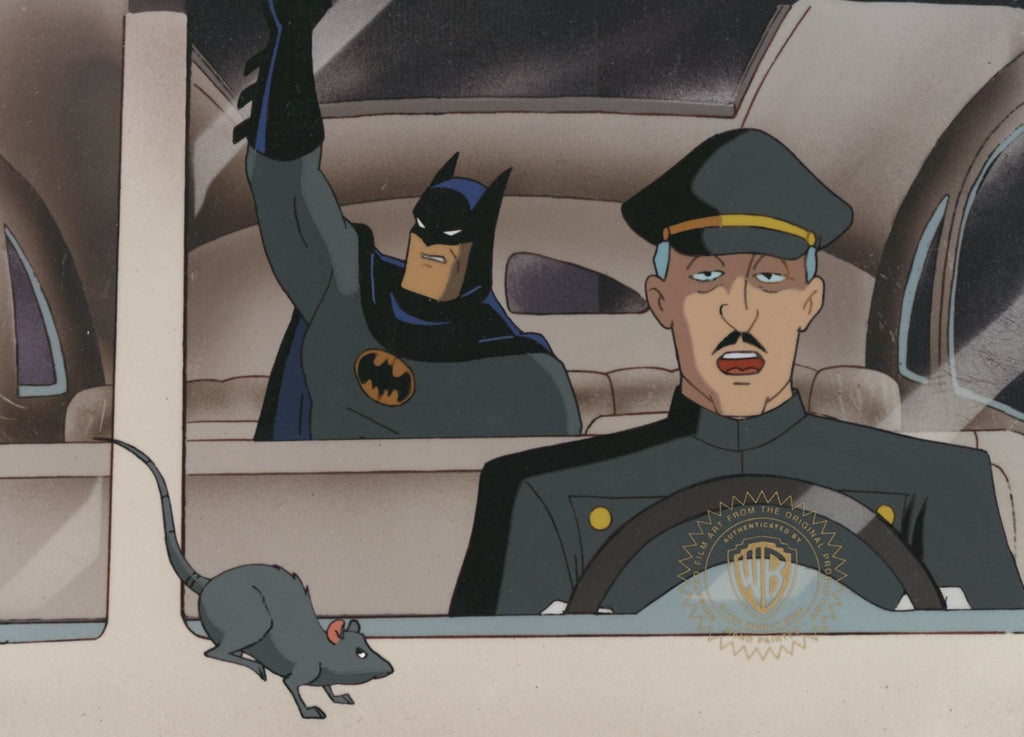 Batman The Animated Series Original Production Cel: Batman and Alfred - Choice Fine Art