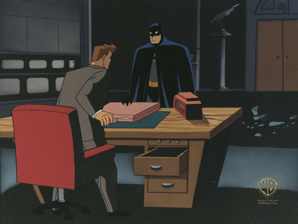 Batman The Animated Series Original Production Cel: Batman and Cameron Kaiser - Choice Fine Art