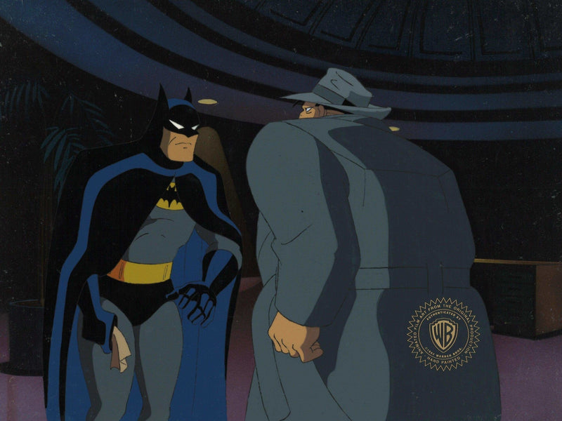 Batman The Animated Series Original Production Cel: Batman and Harvey Bullock - Choice Fine Art