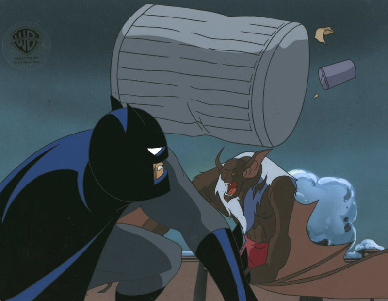 Batman The Animated Series Original Production Cel: Batman and Manbat - Choice Fine Art