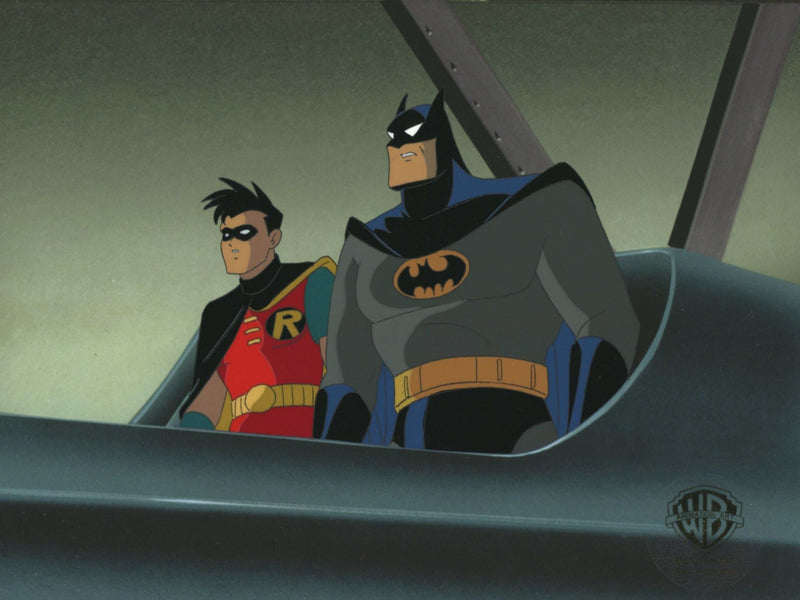 Batman The Animated Series Original Production Cel: Batman and Robin - Choice Fine Art