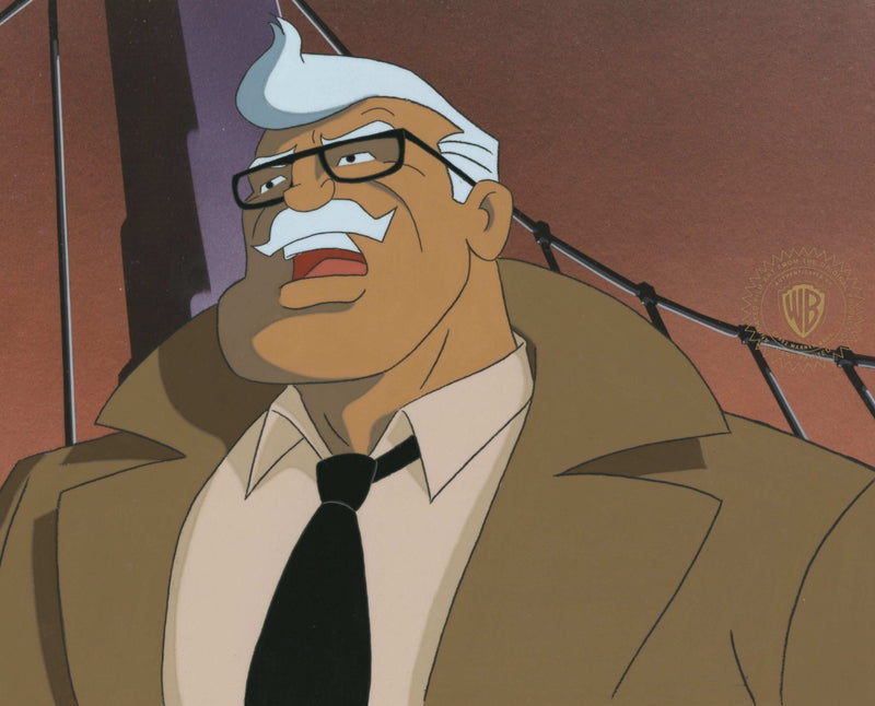 Batman The Animated Series Original Production Cel: Commissioner Gordon - Choice Fine Art