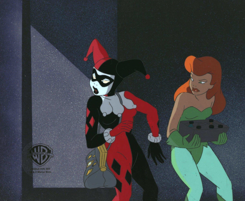 Batman The Animated Series Original Production Cel: Harley Quinn and P ...