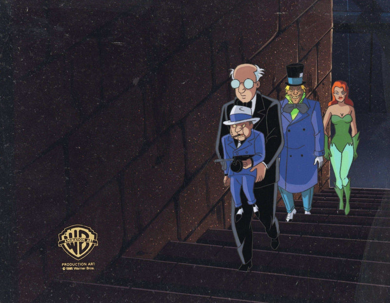 Batman The Animated Series Original Production Cel: Mad Hatter, Poison ...