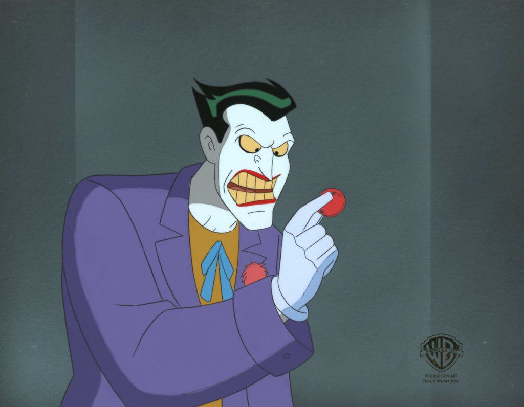 Batman The Animated Series Original Production Cel on Original Background: Joker - Choice Fine Art