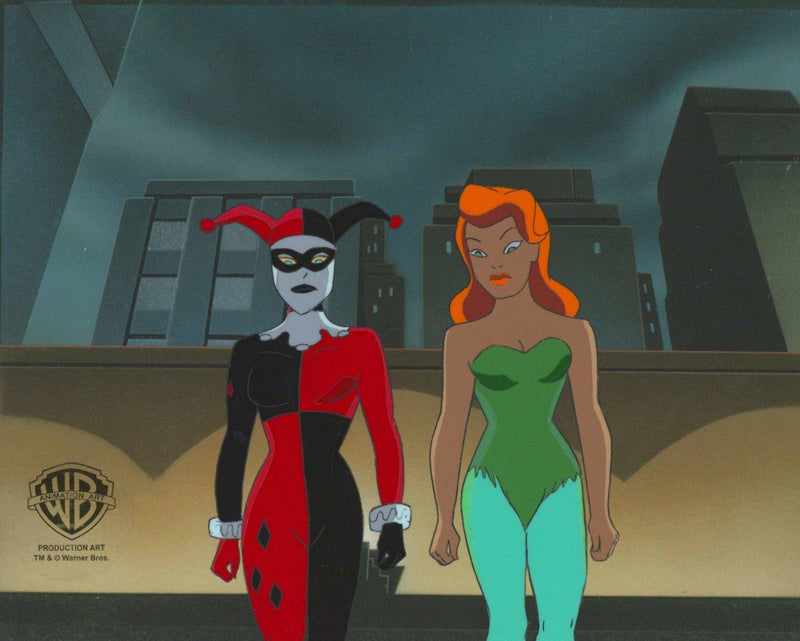 Batman The Animated Series Original Production Cel: Poison Ivy and Har ...