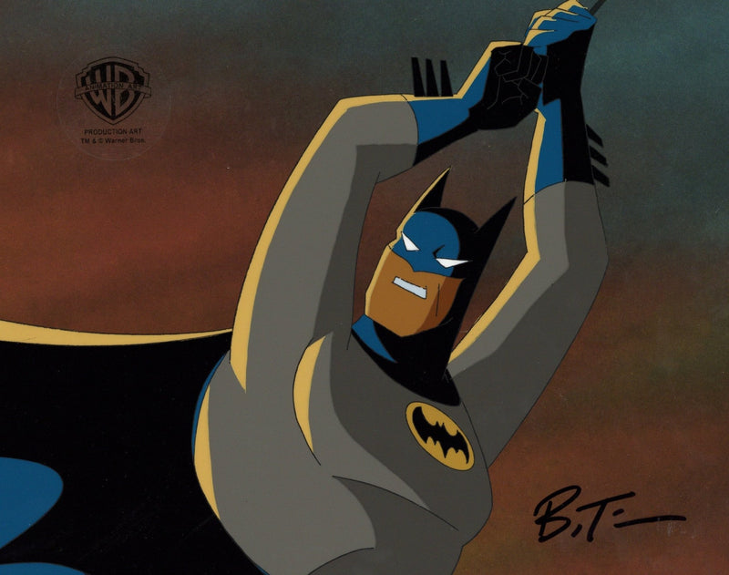 Batman The Animated Series Original Production Cel Signed by Bruce Timm: Batman - Choice Fine Art