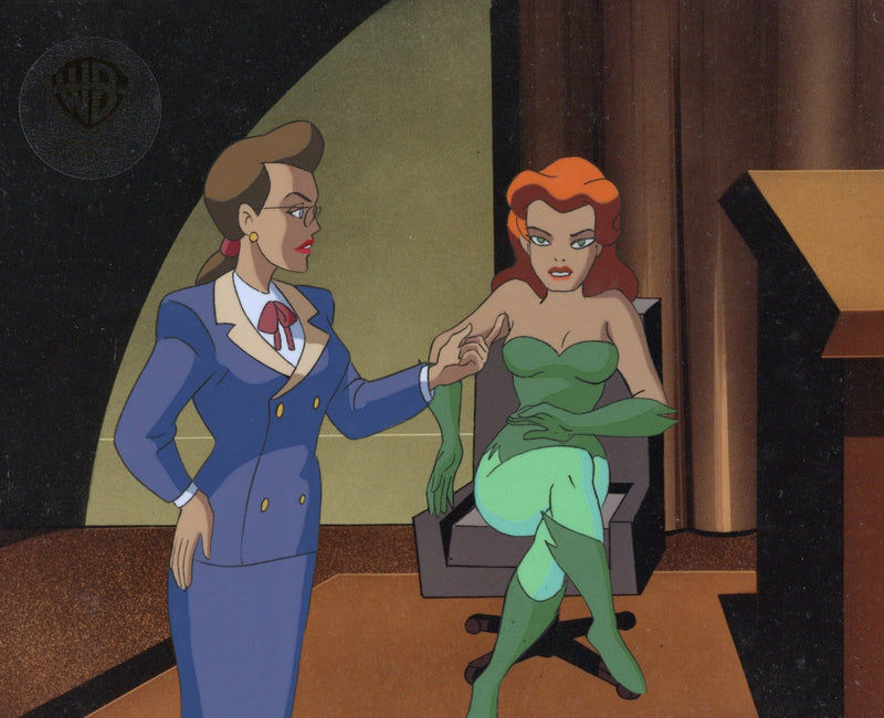Batman The Animated Series Original Production Cel: Van Dorne and Poison Ivy - Choice Fine Art