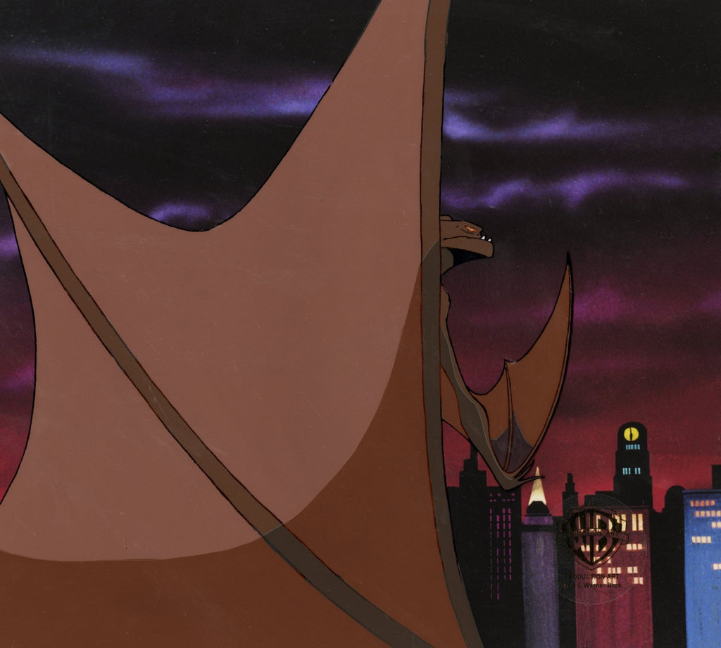 Batman The Animated Series Original Production Cel with Matching Drawing: Manbat - Choice Fine Art