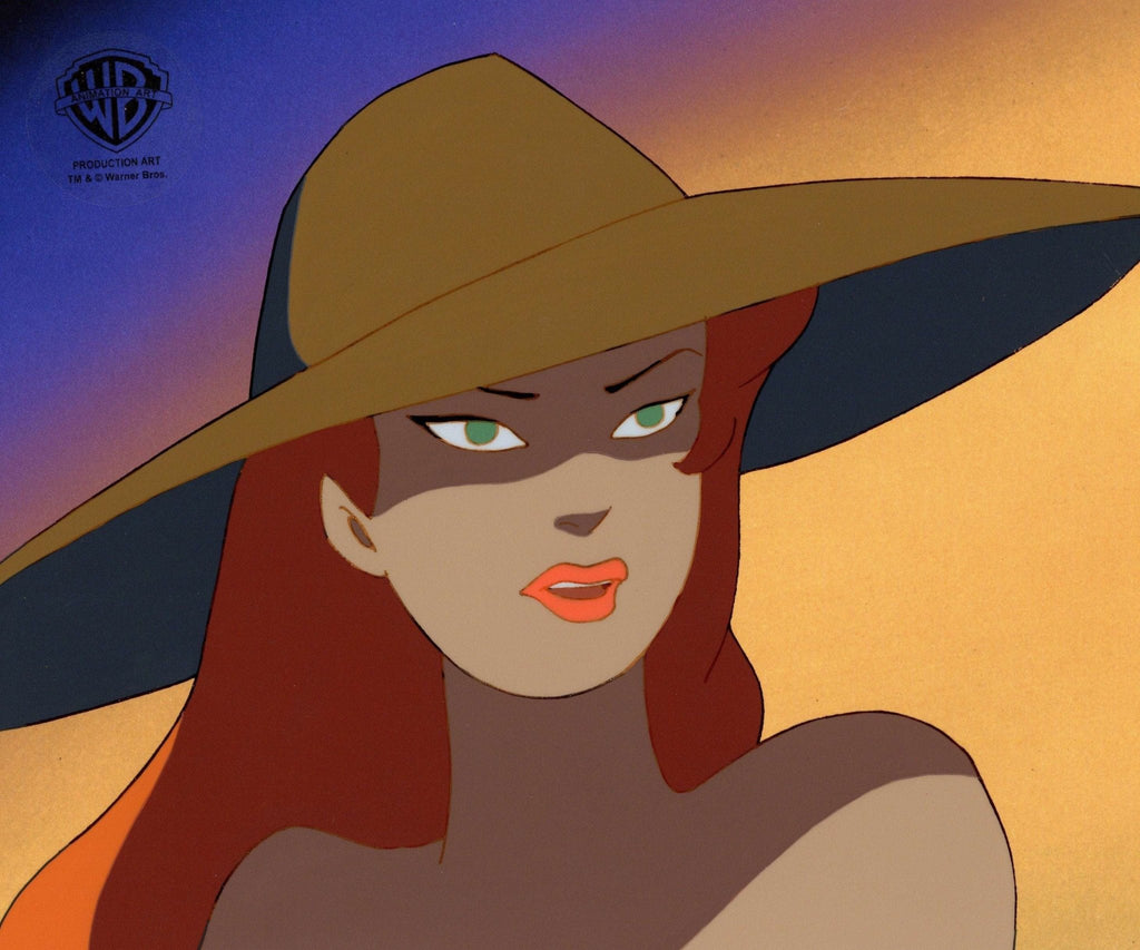 Batman The Animated Series Original Production Cel with Matching Drawing: Poison Ivy - Choice Fine Art