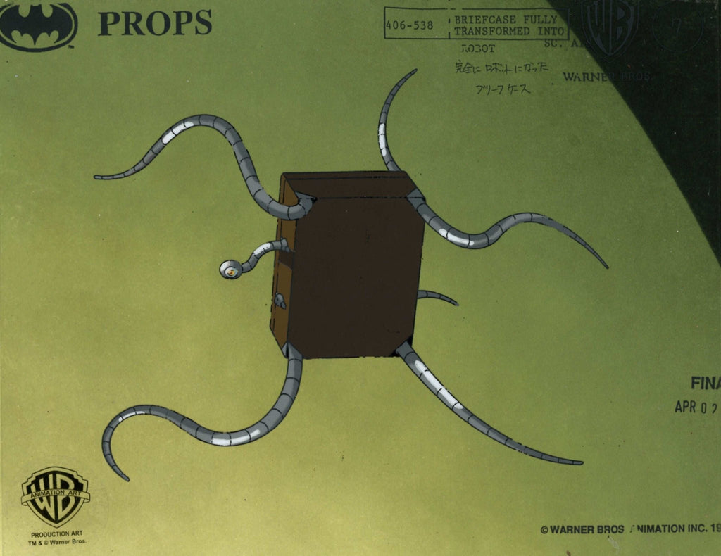 Batman the Animated Series Original Production Color Model Sheet Set: Briefcase Robot - Choice Fine Art