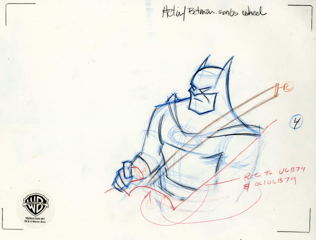 Batman The Animated Series Original Production Drawing: Batman - Choice Fine Art