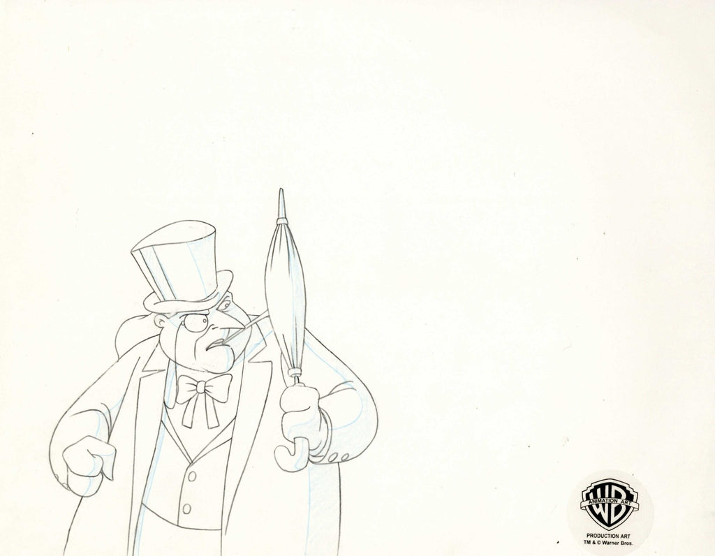 Batman The Animated Series Original Production Drawing: Penguin - Choice Fine Art
