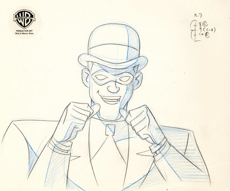 Batman Riddler Orginal Batman The Animated Series Original Production Drawing: Riddler ...