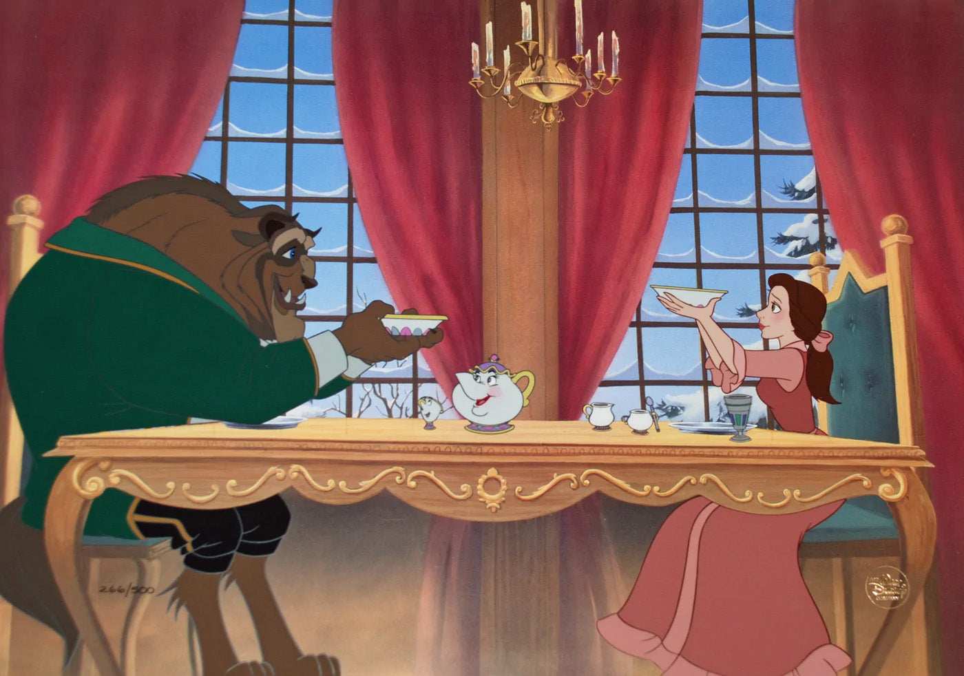 Beauty and the Beast, Breakfast for Two: Limited Edition Hand