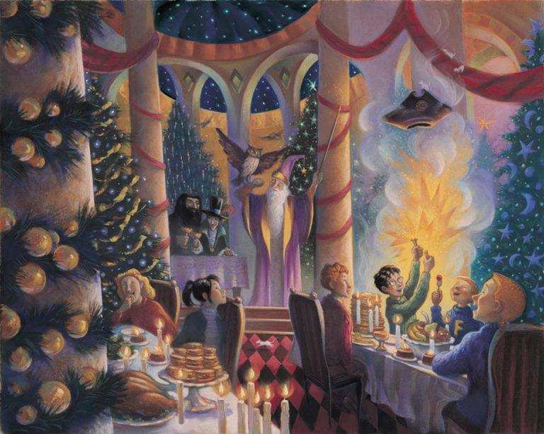 Christmas In The Great Hall - Choice Fine Art
