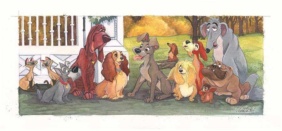 Lady and the Tramp Original Production Drawings – Choice Fine Art