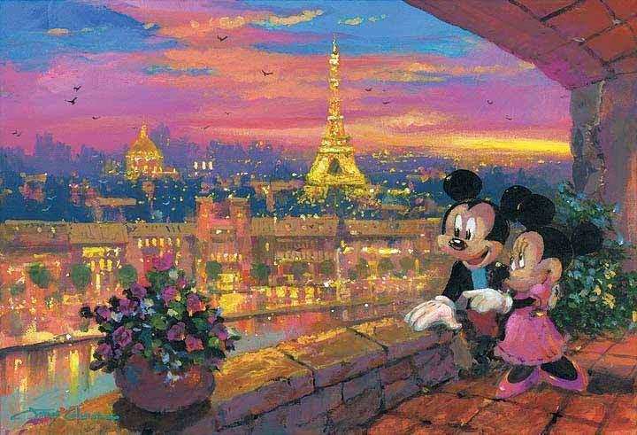 Disney Limited Edition: A Paris Sunset - Choice Fine Art
