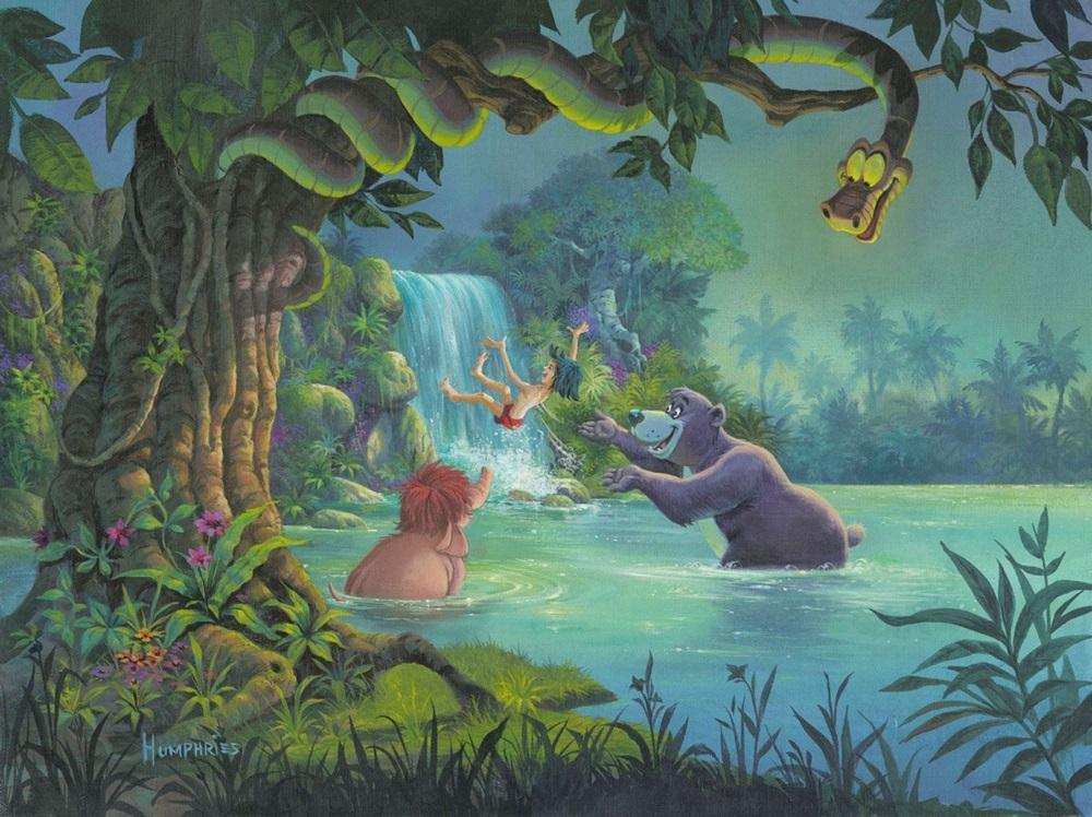 Disney Cartoon Jungle Background