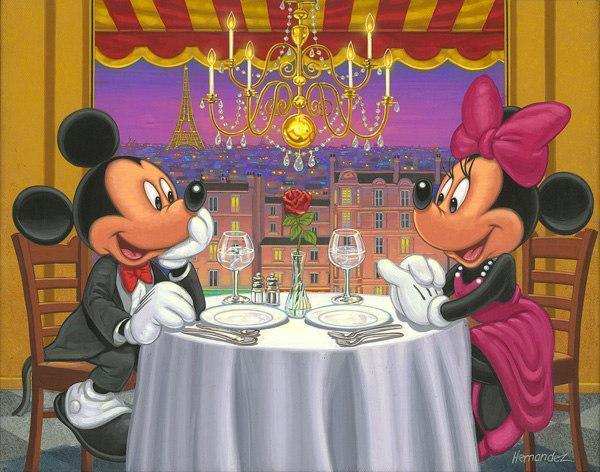 Disney Limited Edition: Dinner For Two - Choice Fine Art