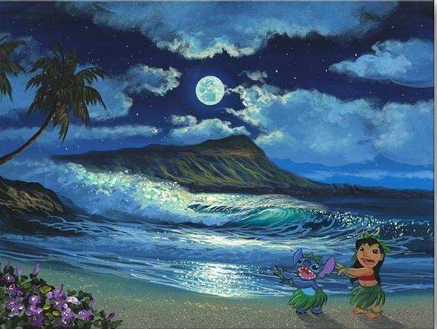 Disney Limited Edition: Hula Moon - Choice Fine Art