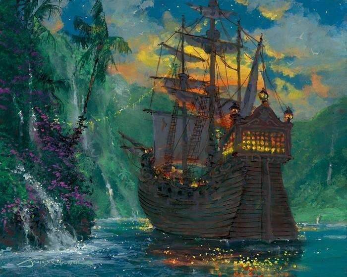Disney Limited Edition: Neverland Bay - Choice Fine Art