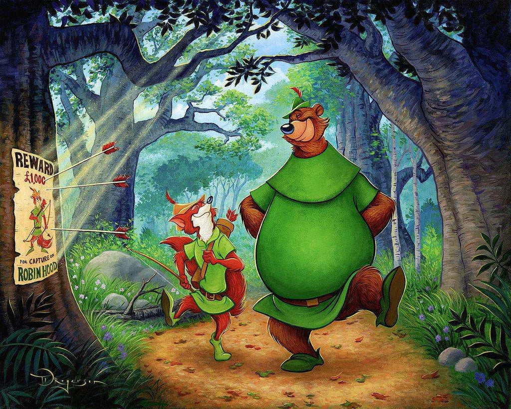Disney Limited Edition: Stroll Through Sherwood Forest - Choice Fine Art