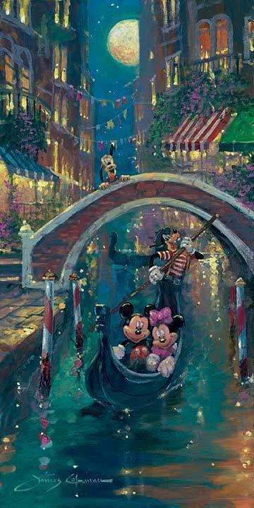 Disney Limited Editition: Moonlinght In Venice - Choice Fine Art