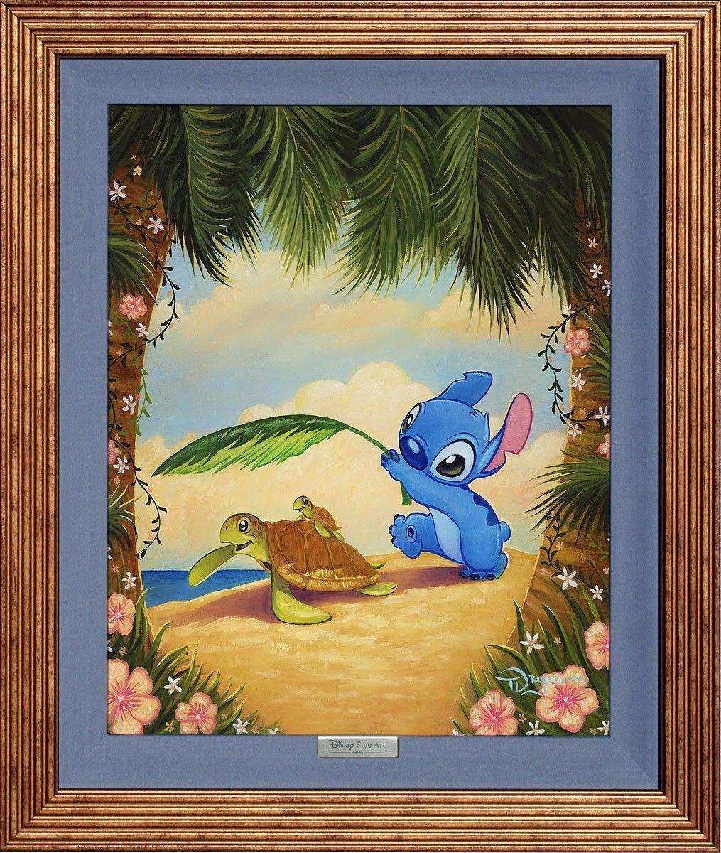 Mahalo Stitch - Disney Silver Series By Tim Rogerson – Disney Art On Main  Street