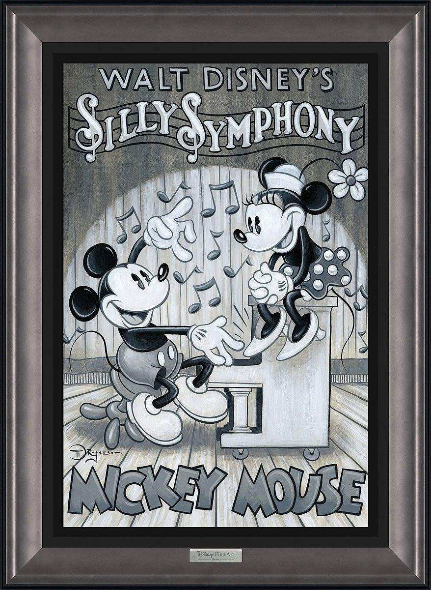 Disney Silver Series: Music by Mickey - Choice Fine Art