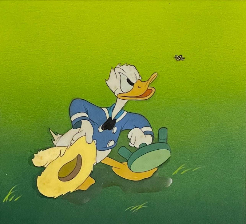 Donald Duck Original Production Cel with Walt Disney Signature - Choice Fine Art