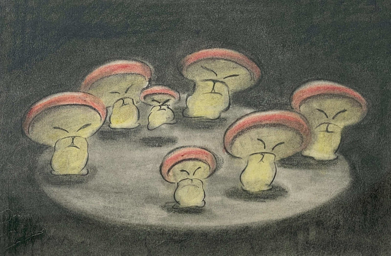 Fantasia Original Storyboard Drawing: The Mushroom Dance - Choice Fine Art