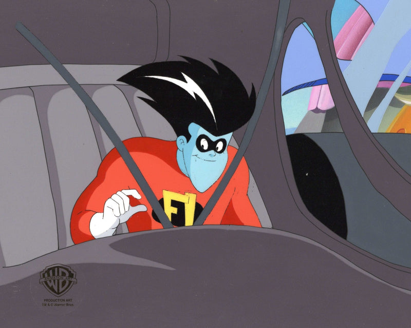 Freakazoid Original Production Cel on Original Production Background: Freakazoid - Choice Fine Art