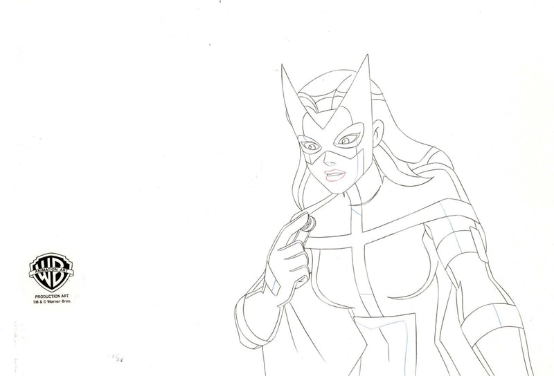 Justice League Original Production Drawing: Huntress - Choice Fine Art